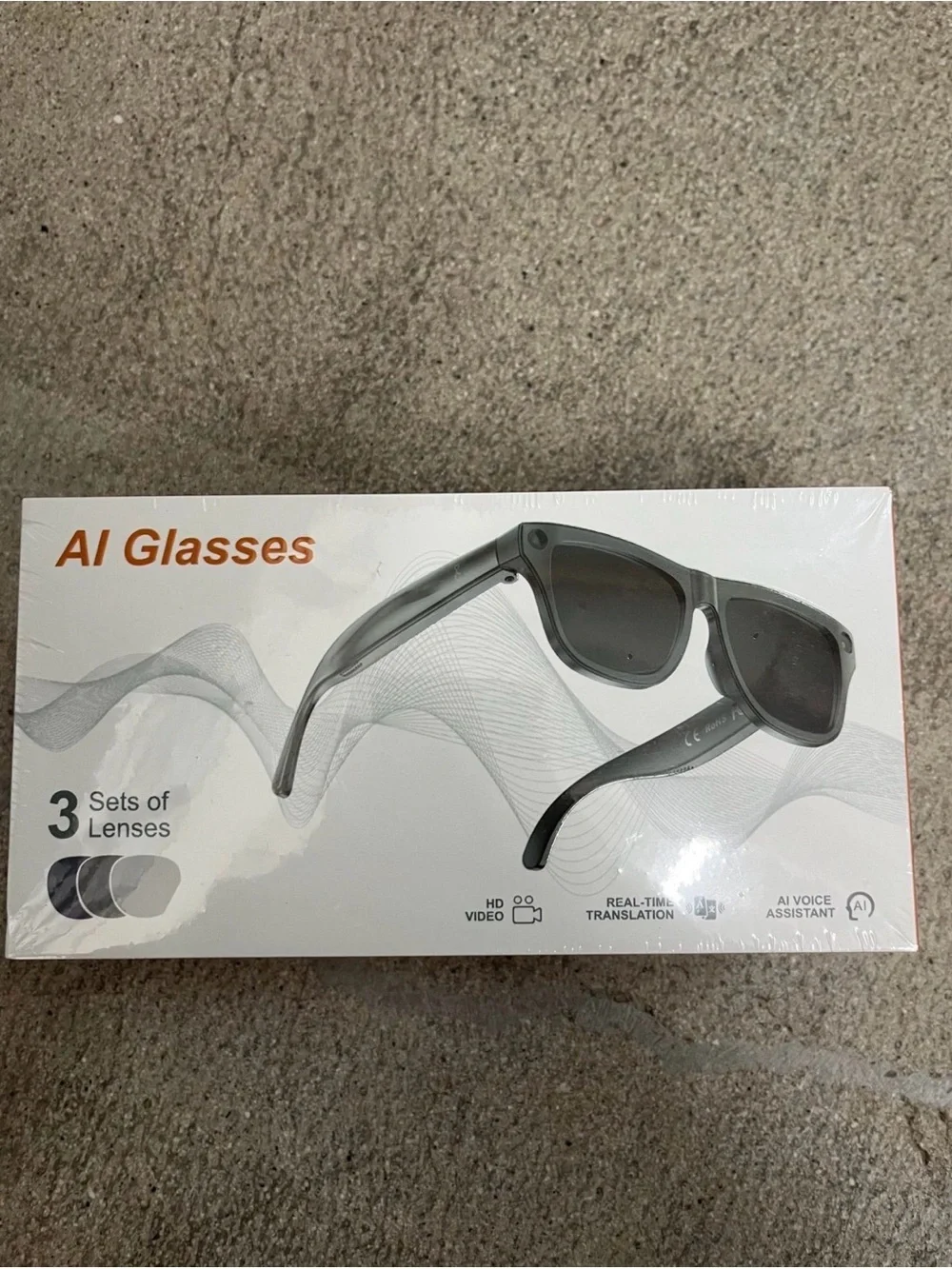 2 AI Smart Glasses Bundle NEW HD Recording + Bluetooth Calling!!!